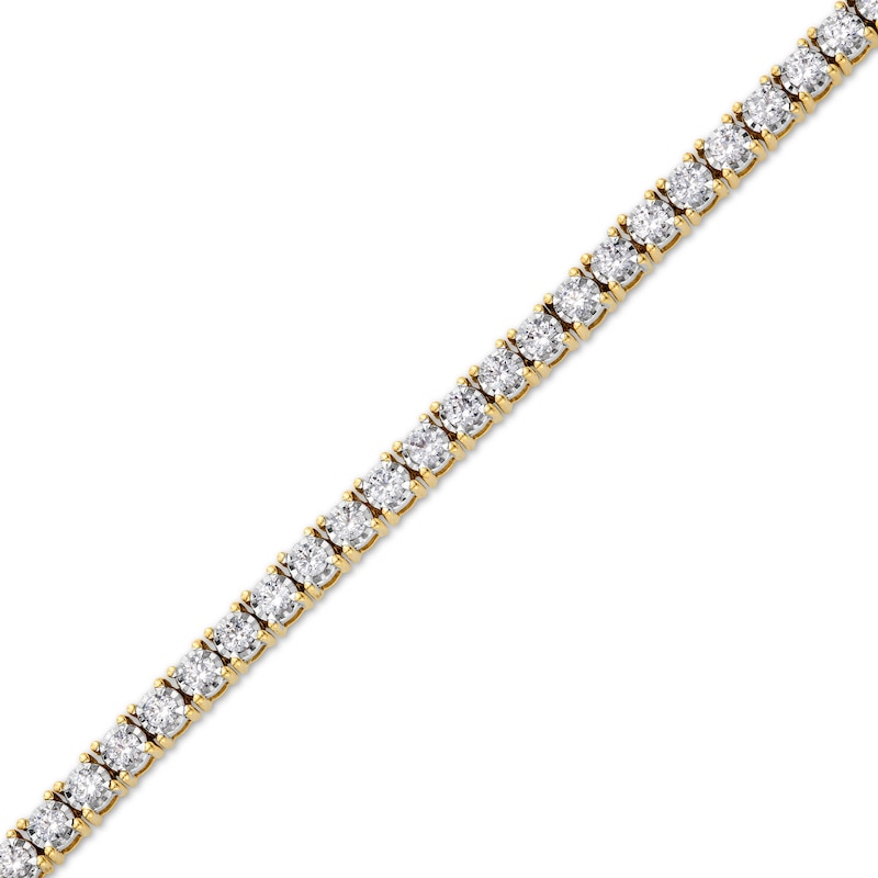 Main Image 1 of 2 CT. T.W. Diamond Tennis Bracelet in 10K Gold - 7.25"