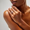 Thumbnail Image 2 of 1-1/2 CT. T.W. Certified Emerald-Cut and Round Diamond Past Present Future® Engagement Ring in 14K White Gold (I/SI2)