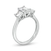 Thumbnail Image 3 of 2 CT. T.W. Emerald-Cut Certified Lab-Grown Diamond Past Present Future® Engagement Ring in 14K White Gold (F/VS2)