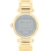 Thumbnail Image 3 of Ladies' Coach Cary Crystal Accent Gold-Tone IP Watch with Beige Mother-of-Pearl Dial (Model: 14504183)
