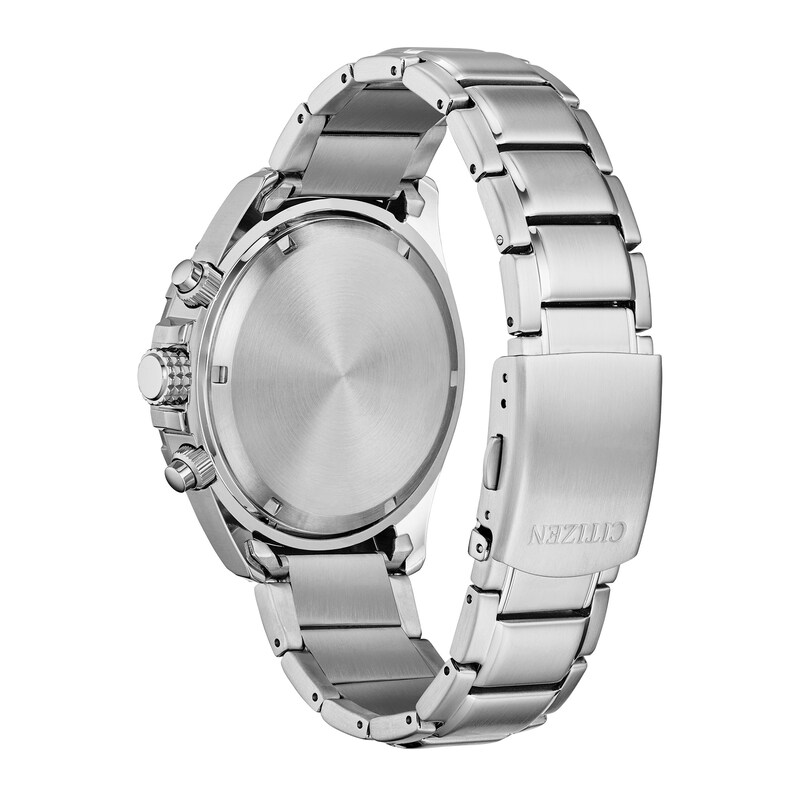 Main Image 3 of Men's Citizen Eco-Drive® Brycen Chronograph Watch with Black Dial (Model: AT2438-53E)