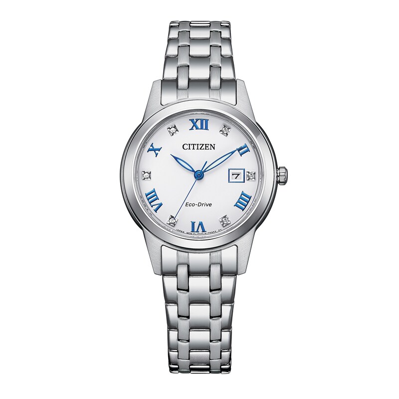 Main Image 1 of Ladies' Citizen Eco-Drive® Classic Watch with White Dial (Model: FE1240-57A)