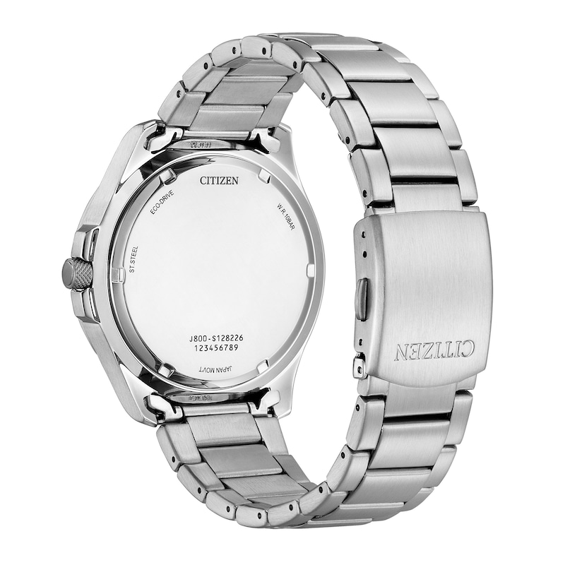 Main Image 3 of Men's Citizen Eco-Drive® Classic Watch with Green Dial (Model: AW0110-58X)