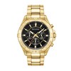 Thumbnail Image 0 of Men's Bulova Classic Gold-Tone Chronograph Watch with Black Dial (Model: 97A139)