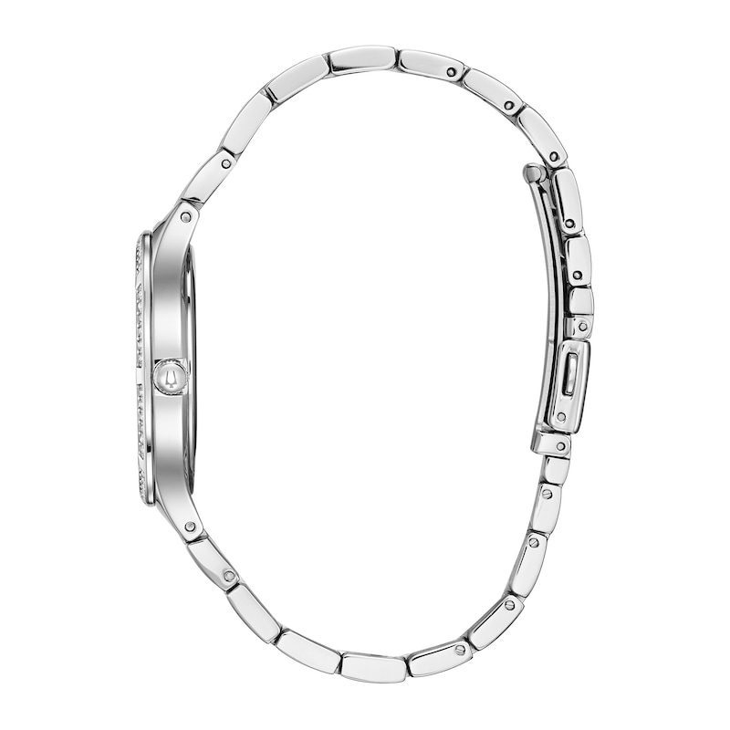 Main Image 2 of Ladies' Bulova Crystal Accent Watch with Mother-of-Pearl Dial (Model: 96L263)