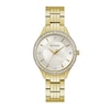 Thumbnail Image 1 of Ladies' Bulova Crystal Accent Gold-Tone Watch with Silver Dial (Model: 98L274)