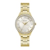 Thumbnail Image 0 of Ladies' Bulova Crystal Accent Gold-Tone Watch with Silver Dial (Model: 98L274)