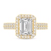 Thumbnail Image 3 of 2 CT. T.W. Emerald Certified Lab-Grown Diamond Frame Engagement Ring in 14K Gold (F/VS2)