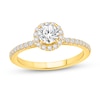Thumbnail Image 1 of 3/4 CT. T.W. Certified Lab-Grown Diamond Frame Engagement Ring in 14K Gold (F/VS2)