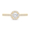 Thumbnail Image 3 of 3/4 CT. T.W. Certified Lab-Grown Diamond Frame Engagement Ring in 14K Gold (F/VS2)