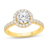 Thumbnail Image 1 of 2-1/4 CT. T.W. Certified Lab-Grown Diamond Frame Engagement Ring in 14K Gold (F/VS2)