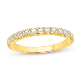 1/2 CT. T.W. Certified Lab-Grown Diamond Wedding Band in 14K Gold (F/VS2)