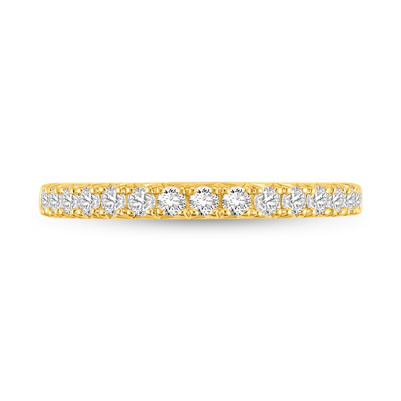 Main Image 3 of 1/2 CT. T.W. Certified Lab-Grown Diamond Wedding Band in 14K Gold (F/VS2)