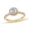 Thumbnail Image 1 of 1-1/2 CT. T.W. Certified Lab-Grown Diamond Frame Engagement Ring in 14K Gold (F/VS2)