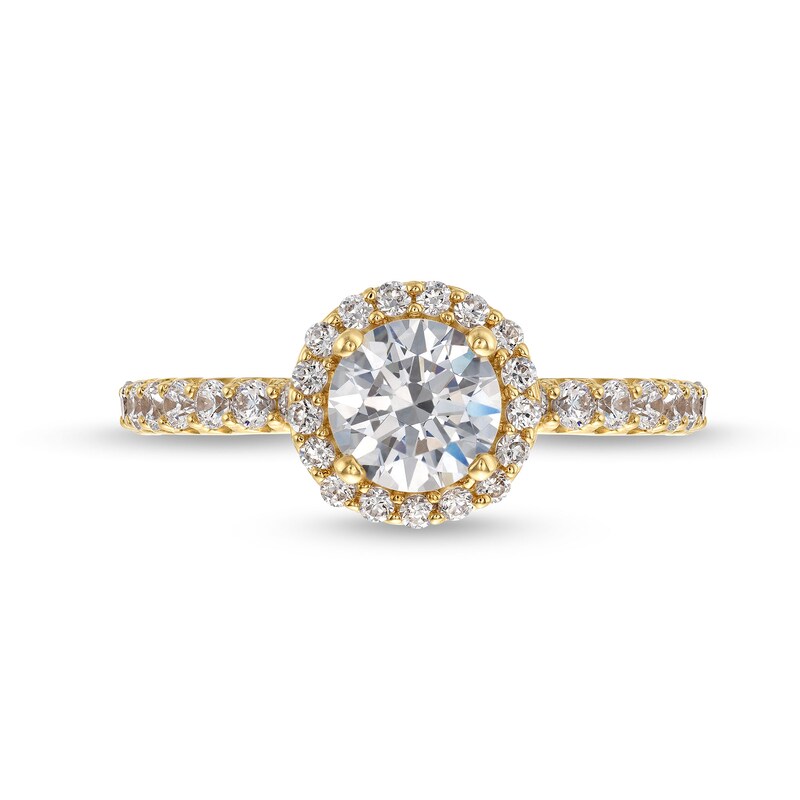 1-1/2 CT. T.W. Certified Lab-Created Diamond Frame Engagement Ring in 14K Gold (F/VS2)