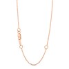Thumbnail Image 3 of Journey Pink Lab-Created Sapphire Curved Pendant in Sterling Silver with 14K Rose Gold Plate