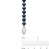 Thumbnail Image 2 of 6.0mm Black Cultured Akoya Pearl Strand Necklace with Sterling Silver Clasp