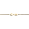 Thumbnail Image 2 of EFFY™ Collection Emerald and 1/10 CT. T.W. Diamond Frame Pendant 14K Gold