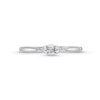Thumbnail Image 4 of 1/4 CT. Marquise Diamond Sideways Solitaire Engagement Ring in 14K White Gold (I/I1)