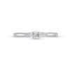 Thumbnail Image 3 of 1/4 CT. Marquise Diamond Sideways Solitaire Engagement Ring in 14K White Gold (I/I1)