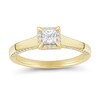 Thumbnail Image 1 of 1/2 CT. T.W. Princess-Cut Diamond Square Frame Engagement Ring in 14K Gold