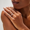 Thumbnail Image 1 of 1 CT. T.W. Princess-Cut Diamond Edge Engagement Ring in 14K White Gold (I/I2)