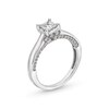 Thumbnail Image 3 of 1 CT. T.W. Princess-Cut Diamond Edge Engagement Ring in 14K White Gold (I/I2)