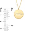 Thumbnail Image 3 of "Amor" Disc Pendant in 14K Gold