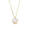 Thumbnail Image 1 of 1 CT. Certified Lab-Grown Diamond Solitaire Pendant in 14K Gold (F/SI2)