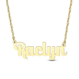 Script Name Necklace (1 Line)