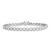 Thumbnail Image 3 of 4 CT. T.W. Certified Lab-Grown Diamond Tennis Bracelet in 10K White Gold (I/SI2)