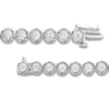 Thumbnail Image 4 of 4 CT. T.W. Certified Lab-Grown Diamond Tennis Bracelet in 10K White Gold (I/SI2)