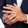 Thumbnail Image 2 of 6.0mm Engravable Brushed Satin Band in 14K White Gold (1 Line)