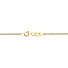 Thumbnail Image 2 of EFFY™ Collection Pear-Shaped London Blue Topaz and 1/10 CT. T.W. Diamond Frame Drop Pendant in 14K Gold