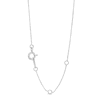 Thumbnail Image 3 of 1/2 CT. T.W. Certified Multi-Lab-Grown Diamond Heart Necklace in 14K White Gold (F/SI2)