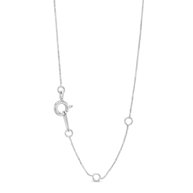 Main Image 3 of 1/2 CT. T.W. Certified Multi-Lab-Grown Diamond Heart Necklace in 14K White Gold (F/SI2)