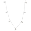 Thumbnail Image 1 of 4.0-7.5mm Freshwater Cultured Pearl Station Necklace in 14K  Gold
