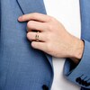 Thumbnail Image 2 of Vera Wang Love Collection Men's 1 CT. T.W. Square Diamond Five Stone Wedding Band in 14K Gold