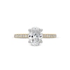 Thumbnail Image 4 of 1-3/4 CT. T.W. Certified Oval Lab-Grown Diamond Engagement Ring in 14K Gold (F/VS2)