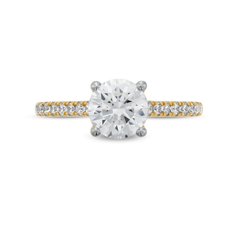 Main Image 4 of 1-3/4 CT. T.W. Certified Lab-Grown Diamond Engagement Ring in 14K Gold (F/VS2)