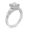 Thumbnail Image 3 of 1 CT. T.W. Princess-Cut Diamond Quad Engagement Ring in 14K White Gold