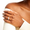 Thumbnail Image 2 of 1 CT. T.W. Diamond Double-Row Anniversary Band in 14K White Gold
