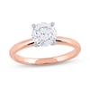 Thumbnail Image 1 of 1 CT. Certified Lab-Grown Diamond Solitaire Engagement Ring in 14K Rose Gold (F/VS2)