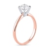 Thumbnail Image 2 of 1 CT. Certified Lab-Grown Diamond Solitaire Engagement Ring in 14K Rose Gold (F/VS2)