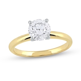 1 CT. Certified Lab-Grown Diamond Solitaire Engagement Ring in 14K Gold (F/VS2)