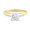 Thumbnail Image 3 of 1 CT. Certified Lab-Grown Diamond Solitaire Engagement Ring in 14K Gold (F/VS2)