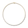Thumbnail Image 1 of 4 CT. T.W. Diamond Station Tennis-Style Necklace in 14K Gold