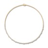 Thumbnail Image 0 of 4 CT. T.W. Diamond Station Tennis-Style Necklace in 14K Gold