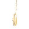 Thumbnail Image 2 of 1 CT. T.W. Diamond Interlocking Circles Necklace in 10K Gold