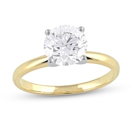 1-1/2 CT. Certified Lab-Grown Diamond Solitaire Engagement Ring in 14K Gold (F/VS2)